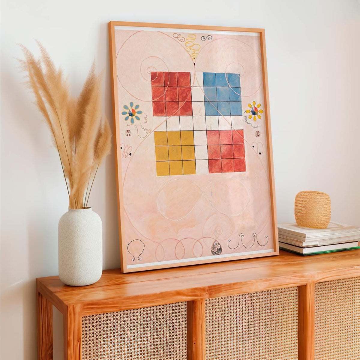 Hilma af Klint, Ten Largest No.10 Old Age - Abstract Spiritual Art, Geometric Modern Print, Serene Wall Decor, Large Can