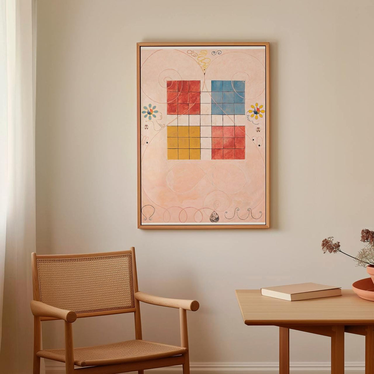 Hilma af Klint, Ten Largest No.10 Old Age - Abstract Spiritual Art, Geometric Modern Print, Serene Wall Decor, Large Can