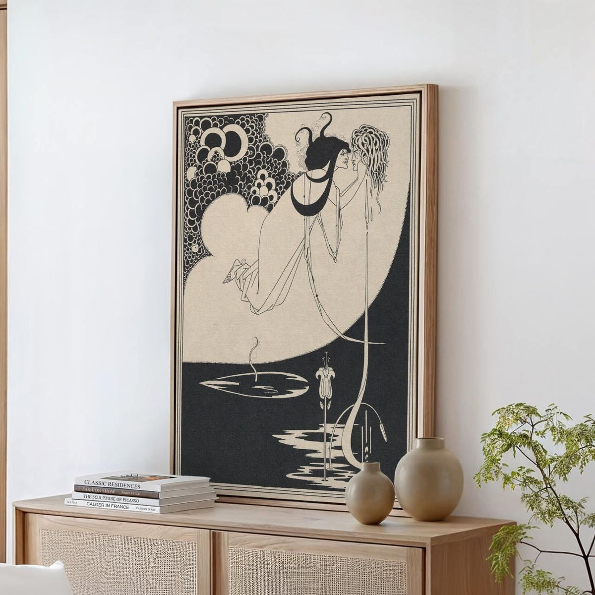 Aubrey Beardsley, The Climax, for Salomé by Oscar Wilde (1893/94) - Decadent Illustration Print, Art Nouveau Wall Art