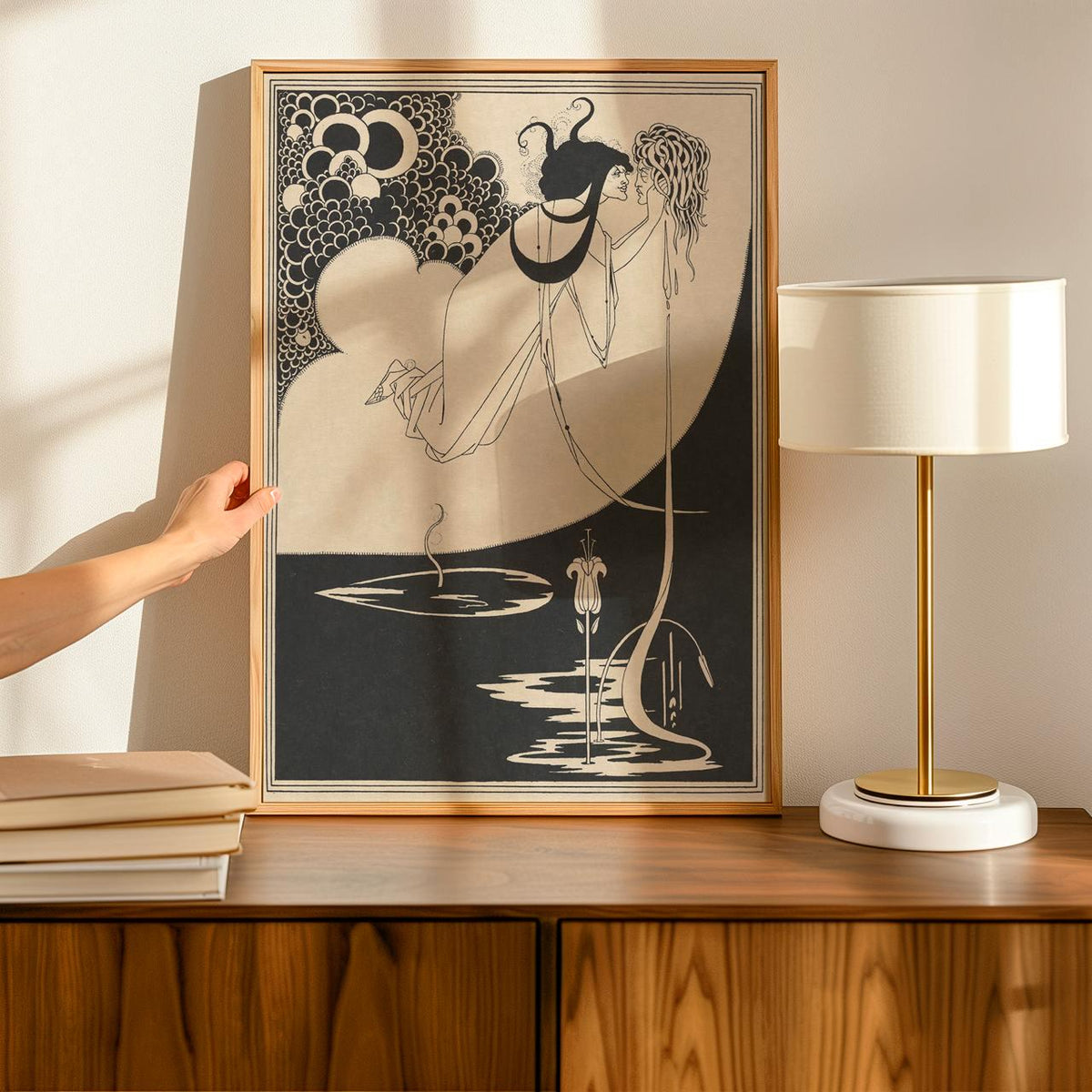 Aubrey Beardsley, The Climax, for Salomé by Oscar Wilde (1893/94) - Decadent Illustration Print, Art Nouveau Wall Art