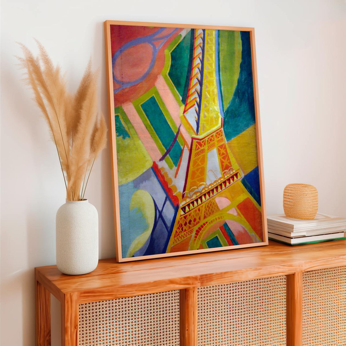 Robert Delaunay, Tour Eiffel (1926) - Vibrant Modernist Eiffel Tower Print, Orphist Paris Skyline, Decorative Wall Art