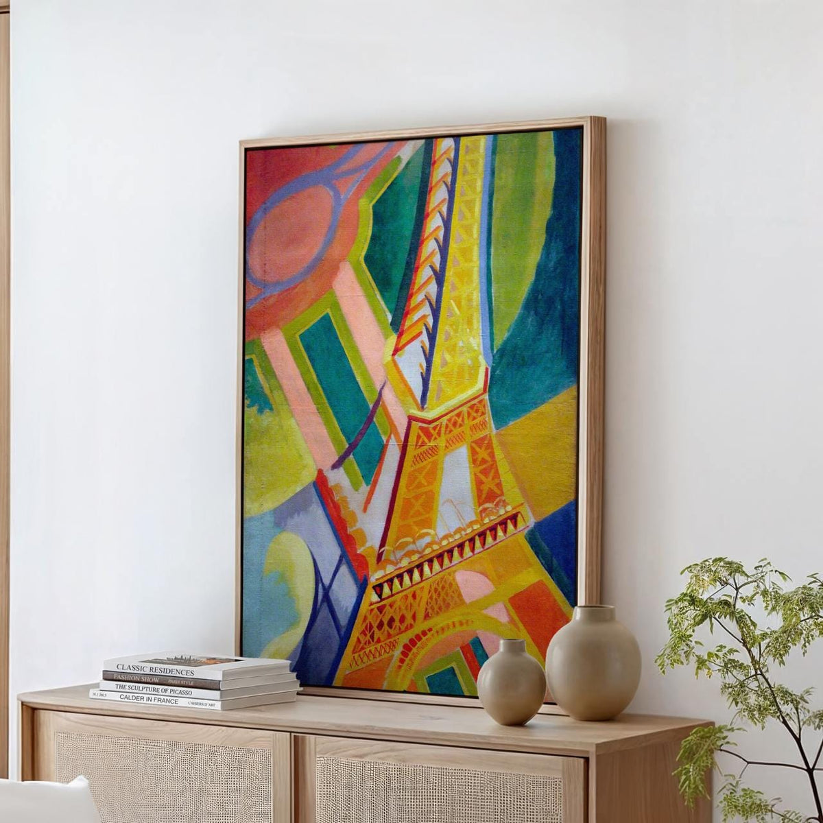 Robert Delaunay, Tour Eiffel (1926) - Vibrant Modernist Eiffel Tower Print, Orphist Paris Skyline, Decorative Wall Art