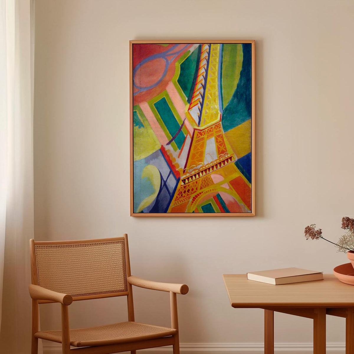 Robert Delaunay, Tour Eiffel (1926) - Vibrant Modernist Eiffel Tower Print, Orphist Paris Skyline, Decorative Wall Art