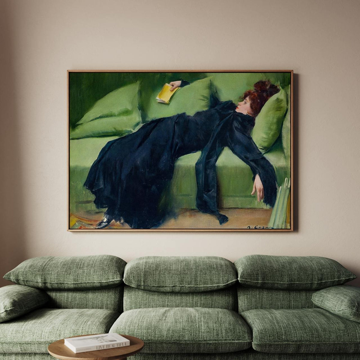 Ramon Casas, Decadent Young Woman, After the Dance (1899) - Art Nouveau Portrait Print, Moody Spanish Wall Art, Contempo