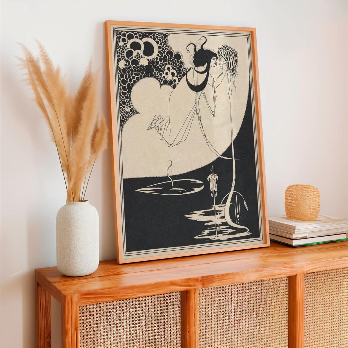 Aubrey Beardsley, The Climax, for Salomé by Oscar Wilde (1893/94) - Decadent Illustration Print, Art Nouveau Wall Art