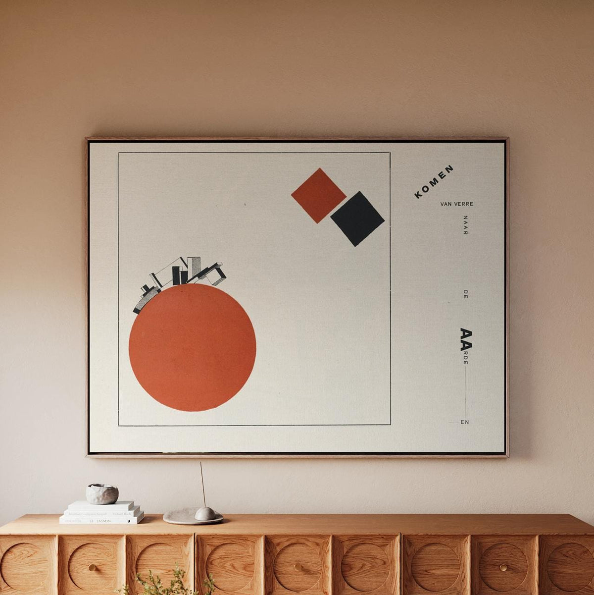 El Lissitzky, The Story of Two Squares (1922) - Suprematist Children’s Book Print, Geometric Abstract Art, Wall Decor