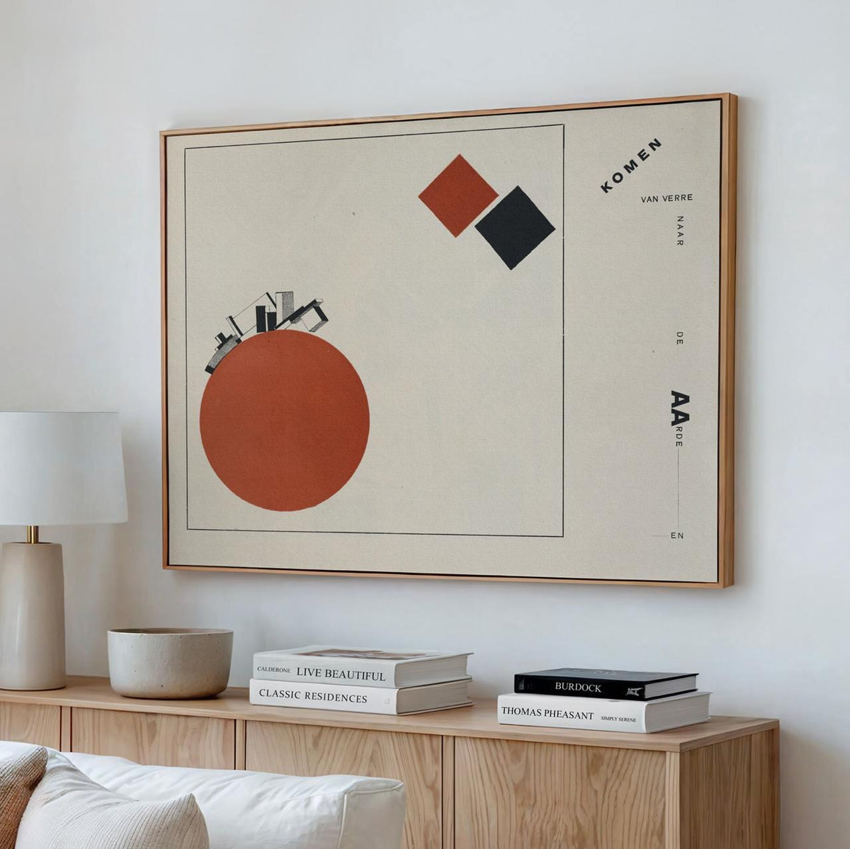 El Lissitzky, The Story of Two Squares (1922) - Suprematist Children’s Book Print, Geometric Abstract Art, Wall Decor