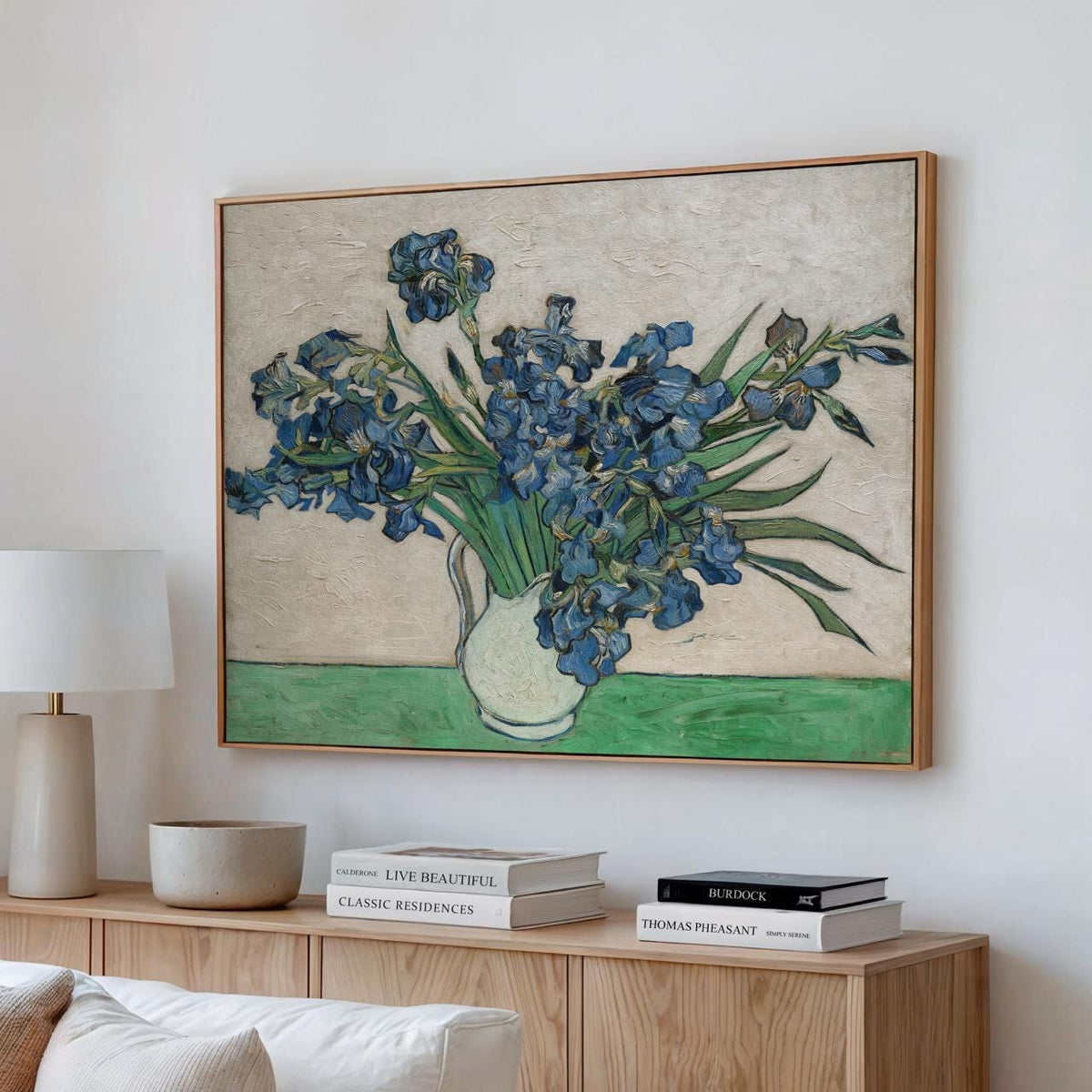 Vincent van Gogh, Vase with Irises - Fine Art Print, Museum Style Art, European Fine Art, Timeless Wall Art, Canvas Wall
