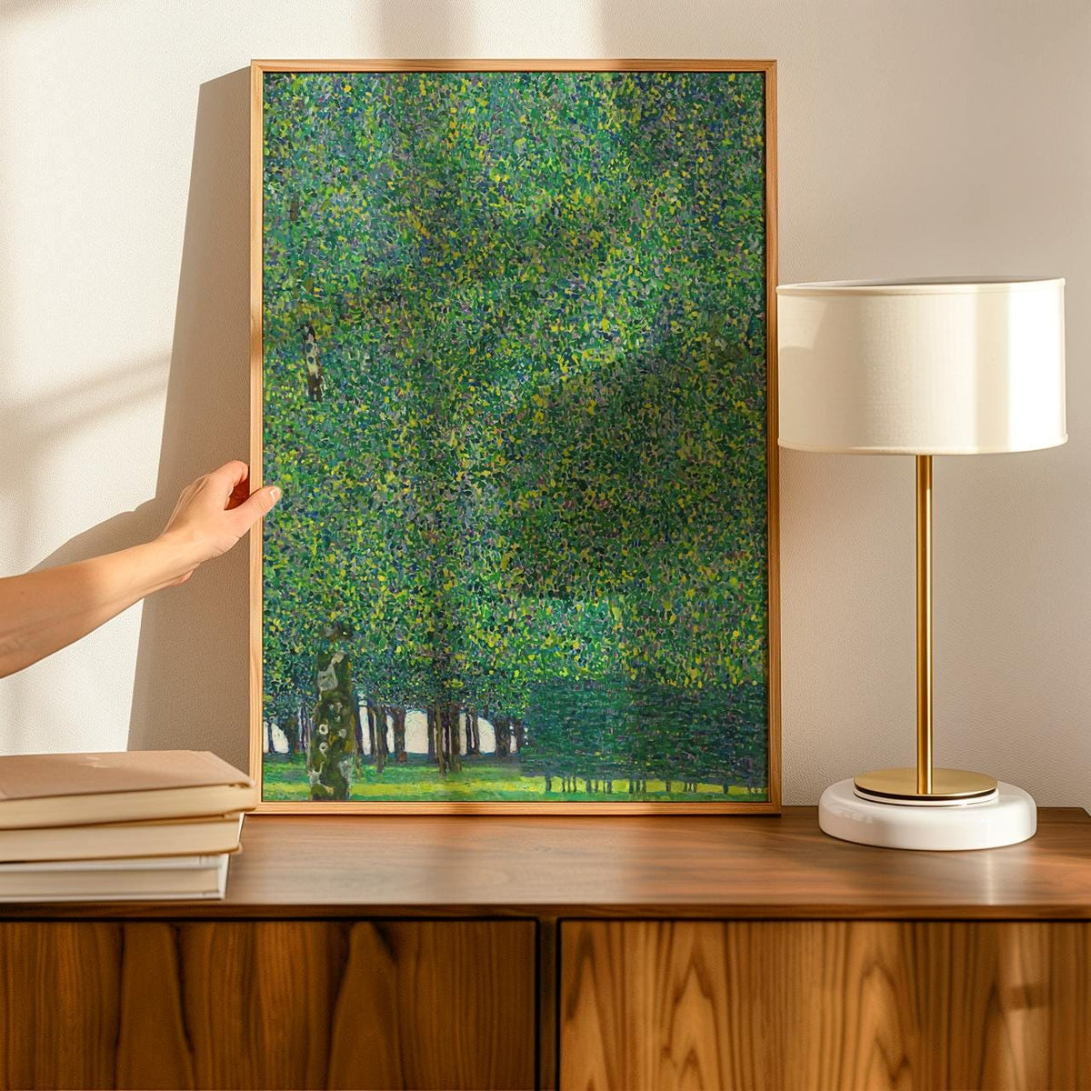 Gustav Klimt, The Park - Art Nouveau Giclée Print, Vintage Green Wall Art, Framed or Unframed
