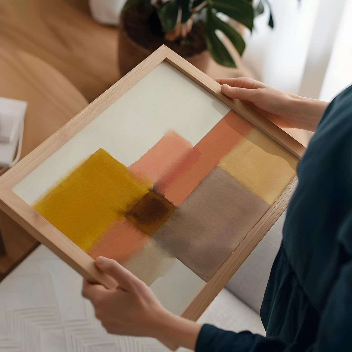 Mark Rothko Inspired Abstract Print, Museum Quality Poster, Horizontal Modern Wall Decor, ART484