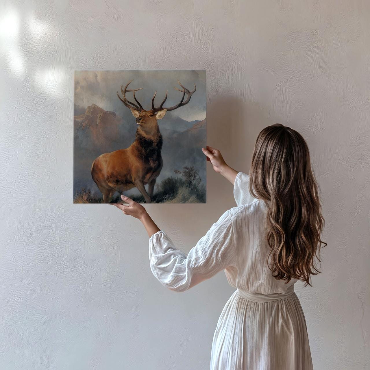 Edwin Landseer, Monarch of the Glen - Scottish Deer Wall Art, Highland Landscape Print, Stag Canvas Decor, Classic Wildl