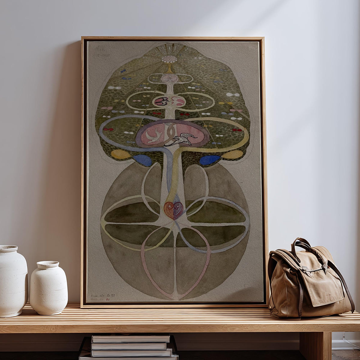 Hilma af Klint, Tree of Knowledge No. 1 - 1913–1915 Abstract Spiritual Print, Symbolic Wall Art, Botanical Mysticism Pos