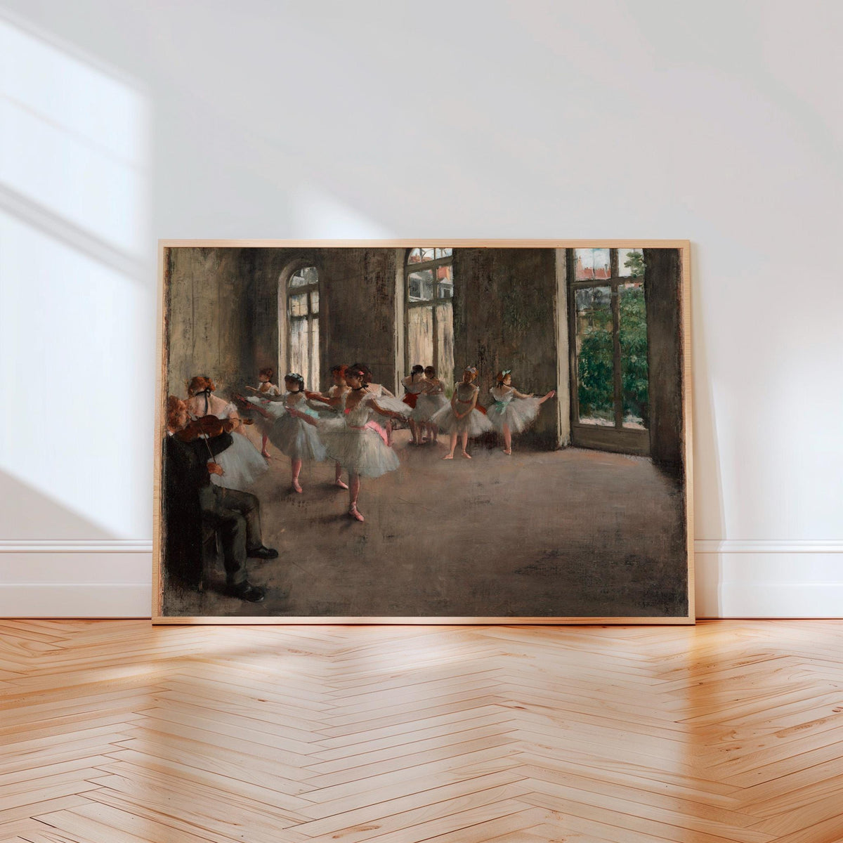 Edgar Degas, The Ballet Rehearsal - 1874 Impressionist Dance Print, Ballet Wall Art, French Vintage Poster, Elegant Deco