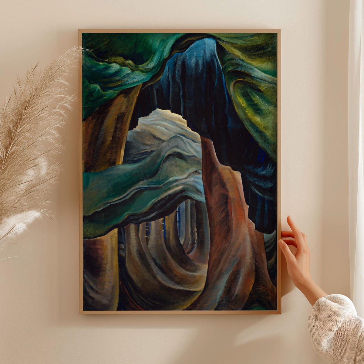 Emily Carr, Forest, British Columbia - 1931–32 Canadian Landscape Print, West Coast Forest Wall Art, Modern Nature Poste