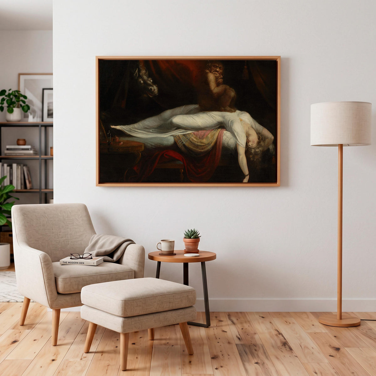 Henry Fuseli, The Nightmare - 1781 Gothic Horror Print, Romantic Nightmare Scene, Dark Surreal Wall Art, Classic Museum 
