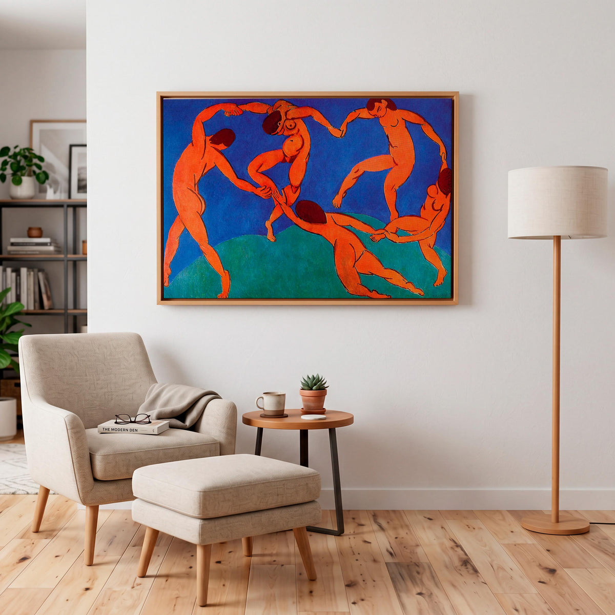 Henri Matisse, Dance (La Danse) - 1910 Fauvist Figure Print, Red Circle Wall Art, Modern Abstract Poster, Bold Color Dec
