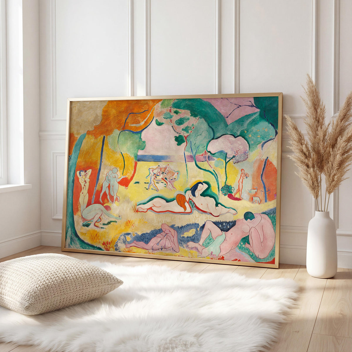 Henri Matisse, The Joy of Life - 1905–1906 Fauvist Landscape Print, Colorful Wall Art, Modernist Poster, French Decor