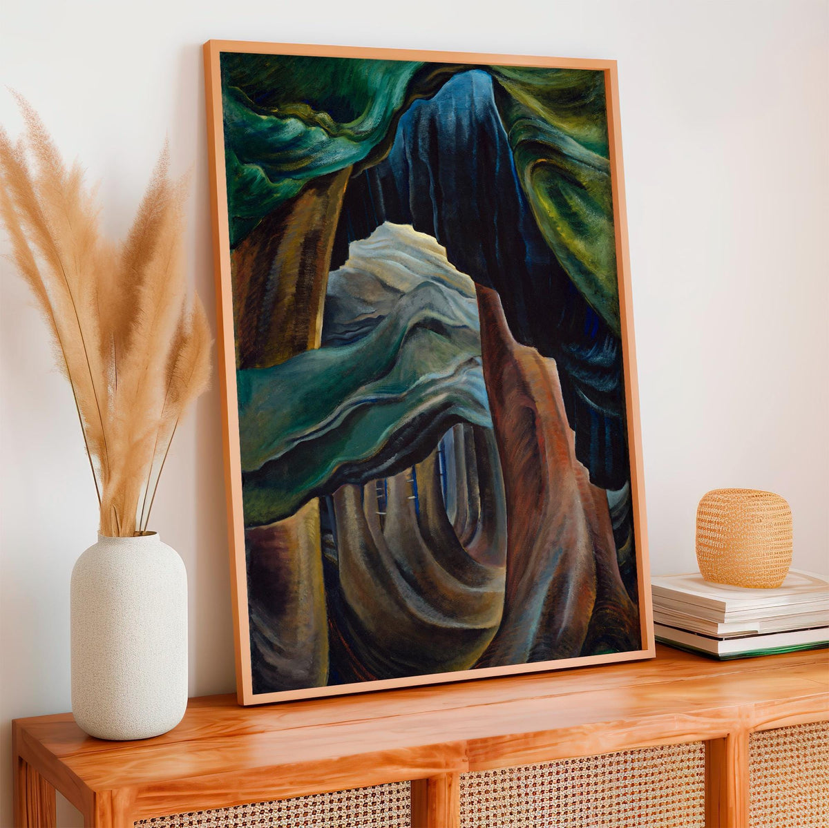 Emily Carr, Forest, British Columbia - 1931–32 Canadian Landscape Print, West Coast Forest Wall Art, Modern Nature Poste