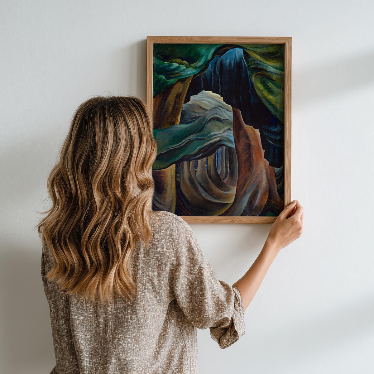 Emily Carr, Forest, British Columbia - 1931–32 Canadian Landscape Print, West Coast Forest Wall Art, Modern Nature Poste