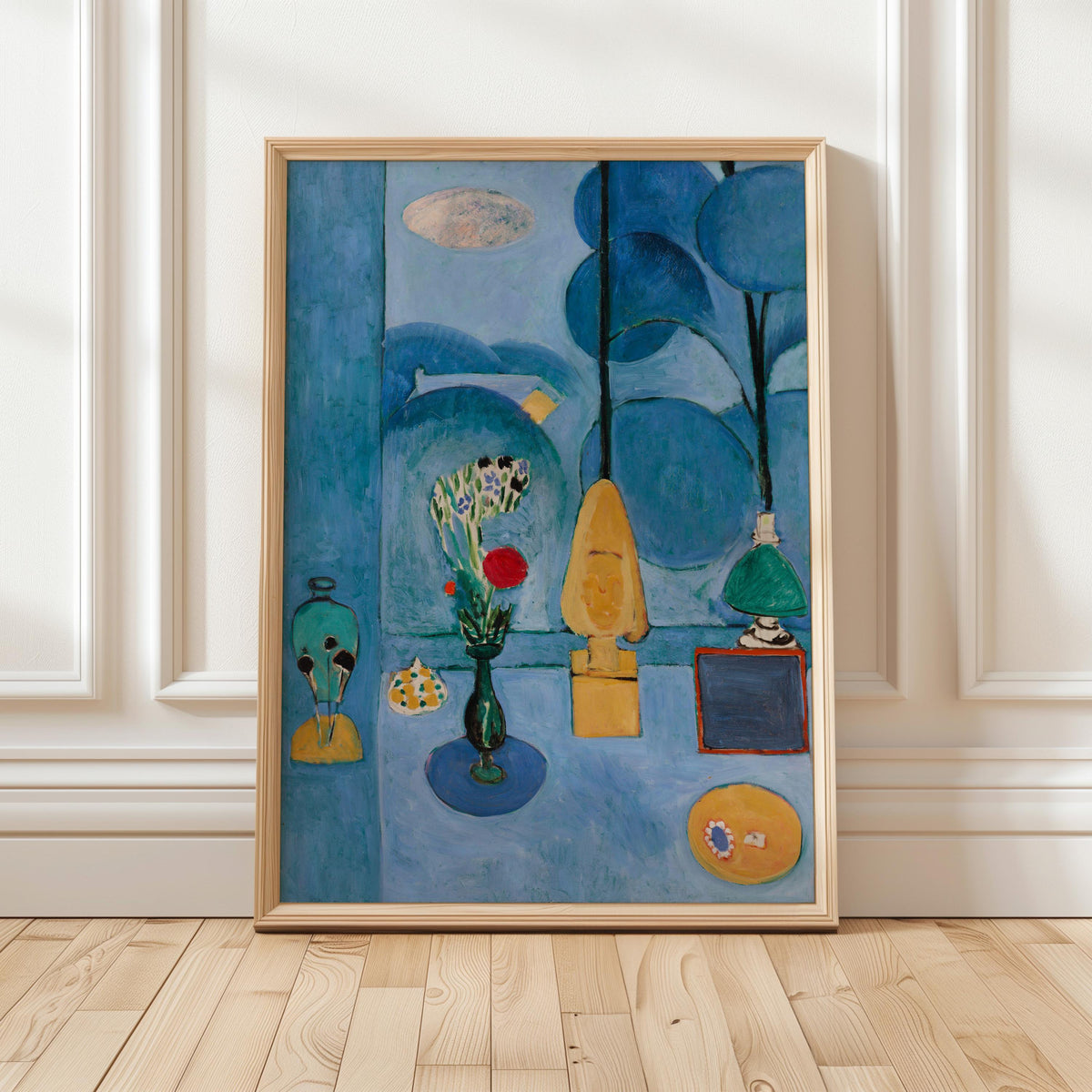 Henri Matisse, The Blue Window - 1913 Modern Interior Print, Blue Room Wall Art, Fauvist Window Poster, Abstract Home De