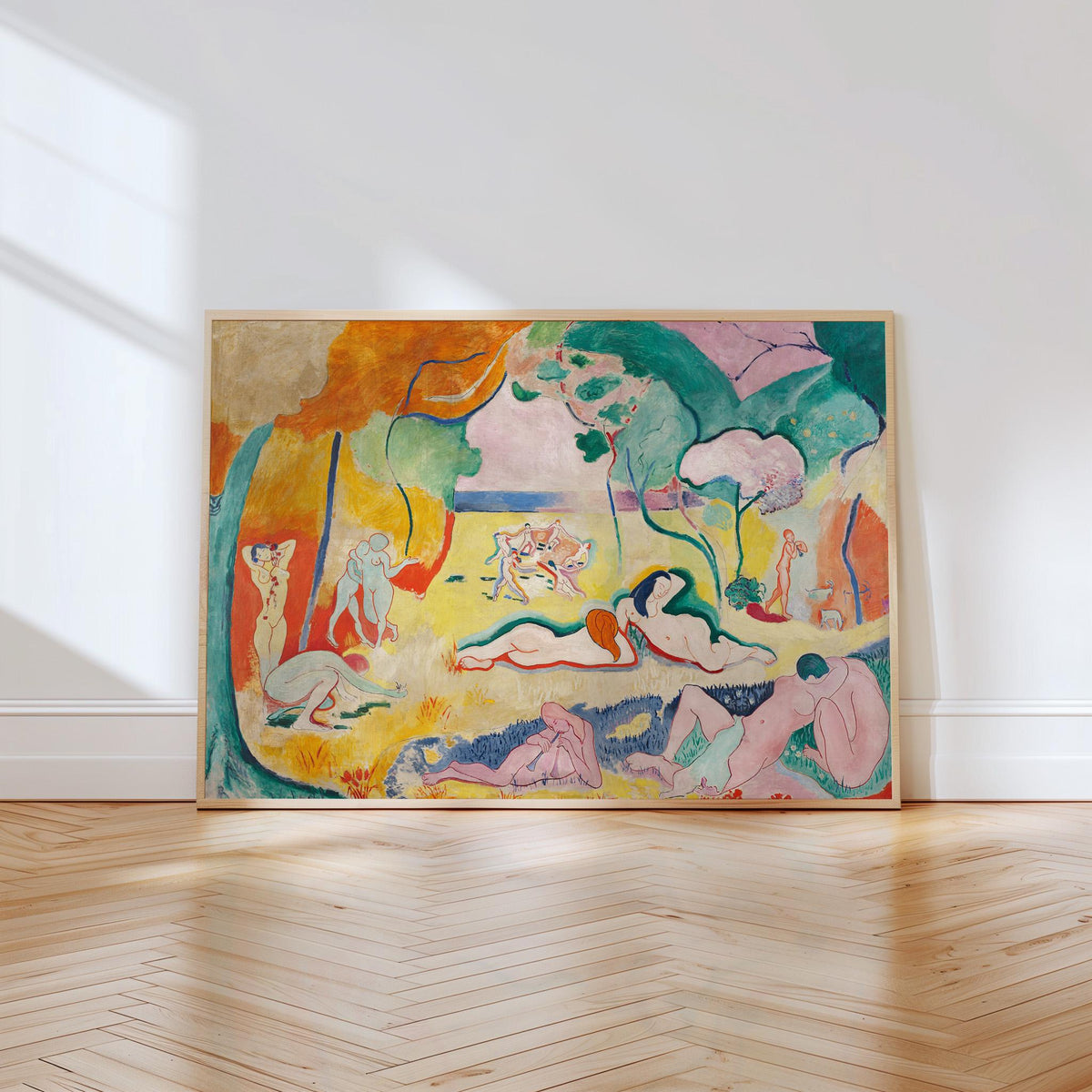 Henri Matisse, The Joy of Life - 1905–1906 Fauvist Landscape Print, Colorful Wall Art, Modernist Poster, French Decor