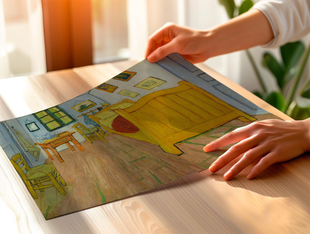 Vincent van Gogh Bedroom in Arles, Bedroom Wall Art, Blue Wall Art, Cottagecore Decor, Museum Canvas or Poster