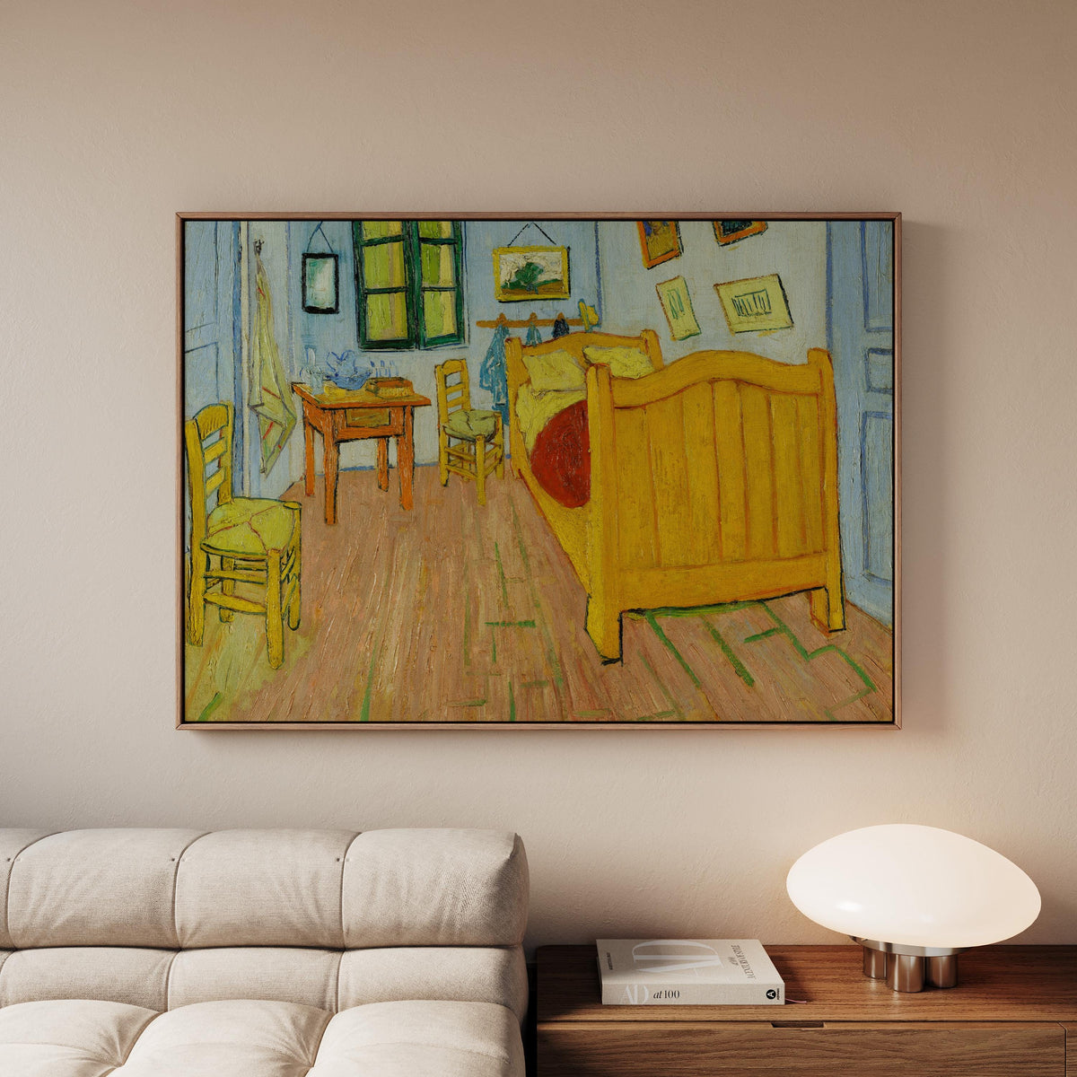 Vincent van Gogh Bedroom in Arles, Bedroom Wall Art, Blue Wall Art, Cottagecore Decor, Museum Canvas or Poster