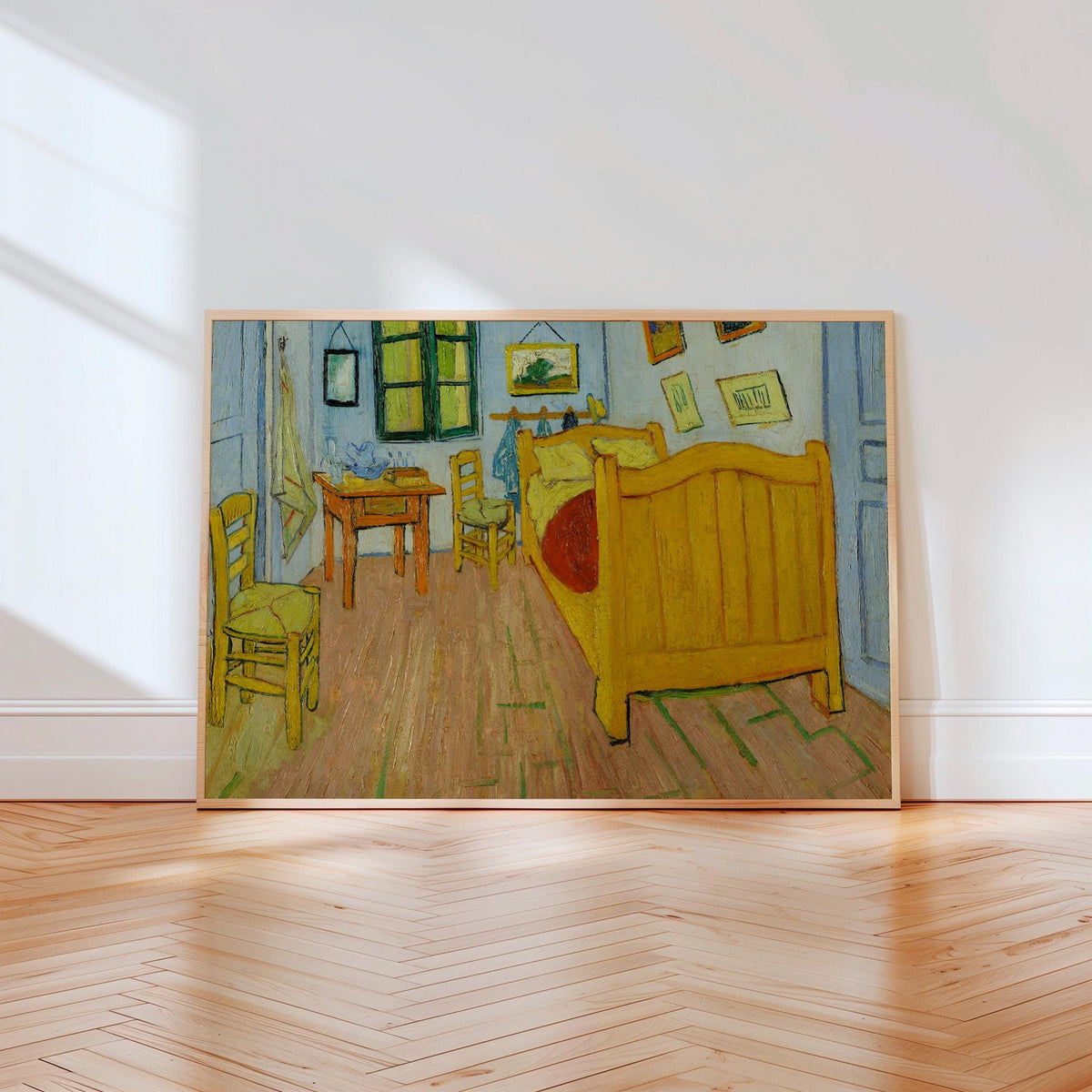 Vincent van Gogh Bedroom in Arles, Bedroom Wall Art, Blue Wall Art, Cottagecore Decor, Museum Canvas or Poster