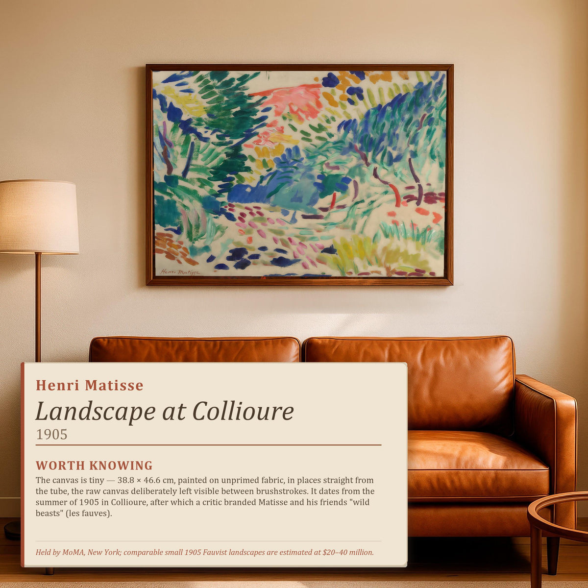 Henri Matisse, Landscape at Collioure (1905) - Fauvist Landscape Print, French Seascape Wall Decor, Contemporary Art