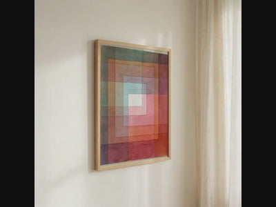 Paul Klee, Polyphonic Setting for White 1930 - Framed Canvas Wall Art, Office Decor, Large Abstract Print