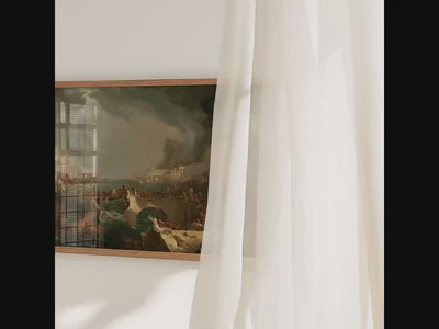 Thomas Cole, The Course of Empire 1836 - Gallery Canvas Wall Art Print, Rustic Home Decor, Large Framed Art