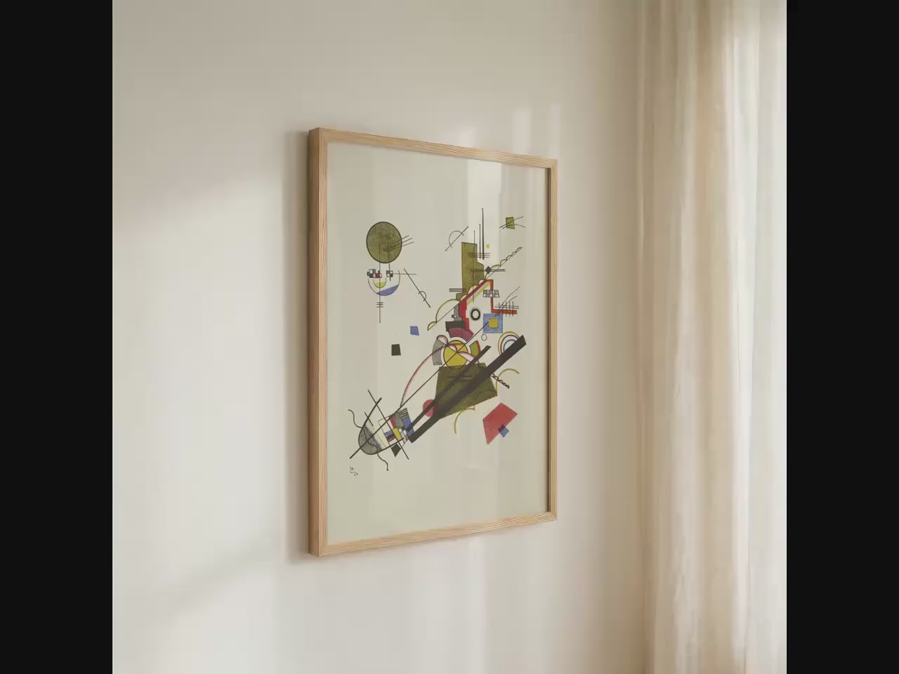 Wassily Kandinsky – Joyous Ascent, from the Masters Portfolio of the Staatliches Bauhaus, 1923 – Art Print, Canvas Wall 