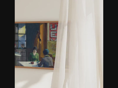 Edward Hopper, Chop Suey - 1929 Restaurant Wall Art, Classic American Print, Urban Cafe Canvas Decor, Modern Realism Pos